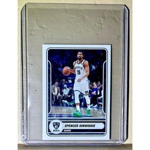 2023-24 Spencer Dinwiddie Panini NBA Basketball #136 Sticker Brooklyn Nets